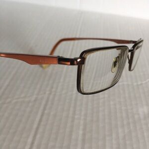 Ray-Ban Eyeglasses Bronze Metallic Frames Only Sz XL